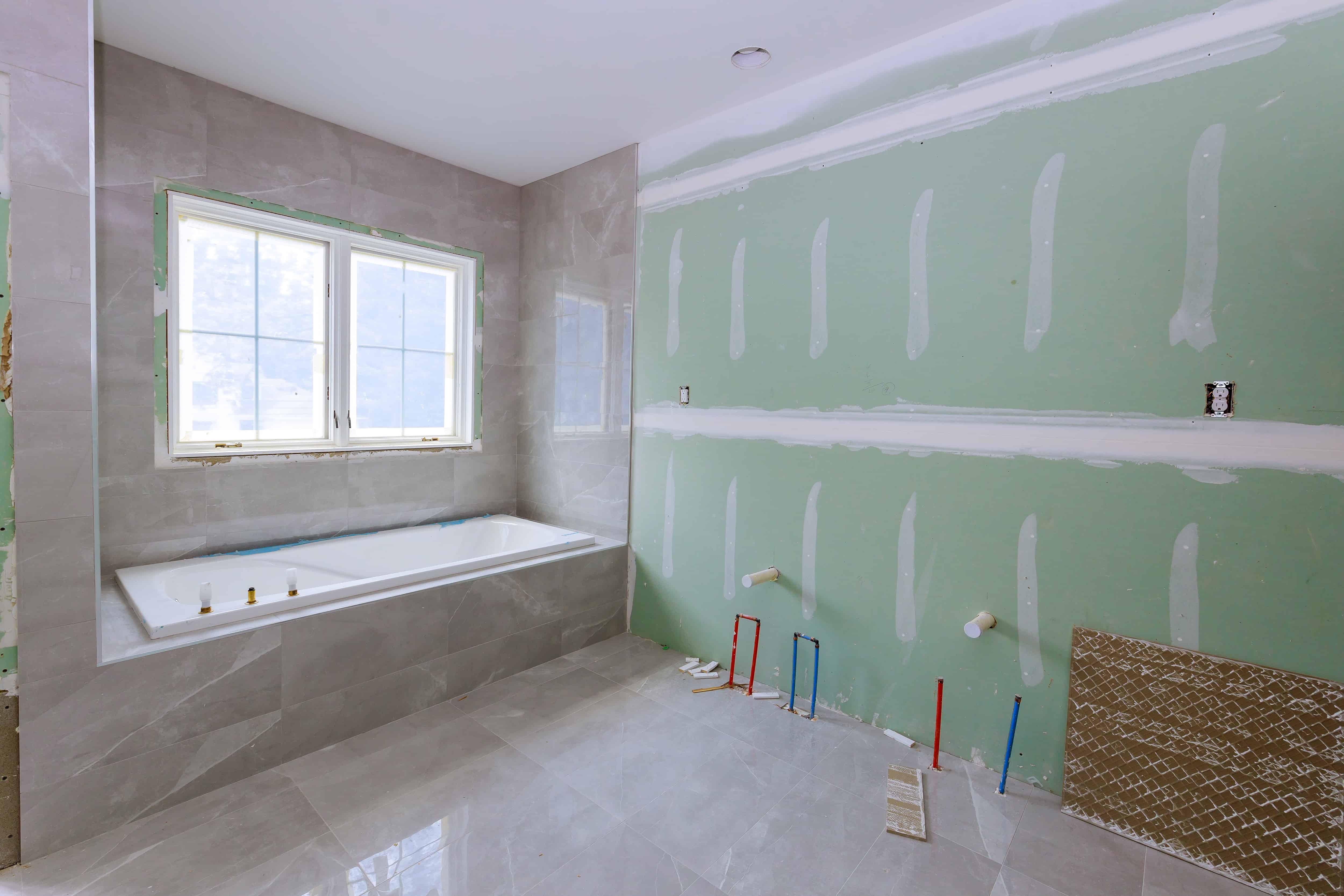Bathroom refresh with updated tile and vanity