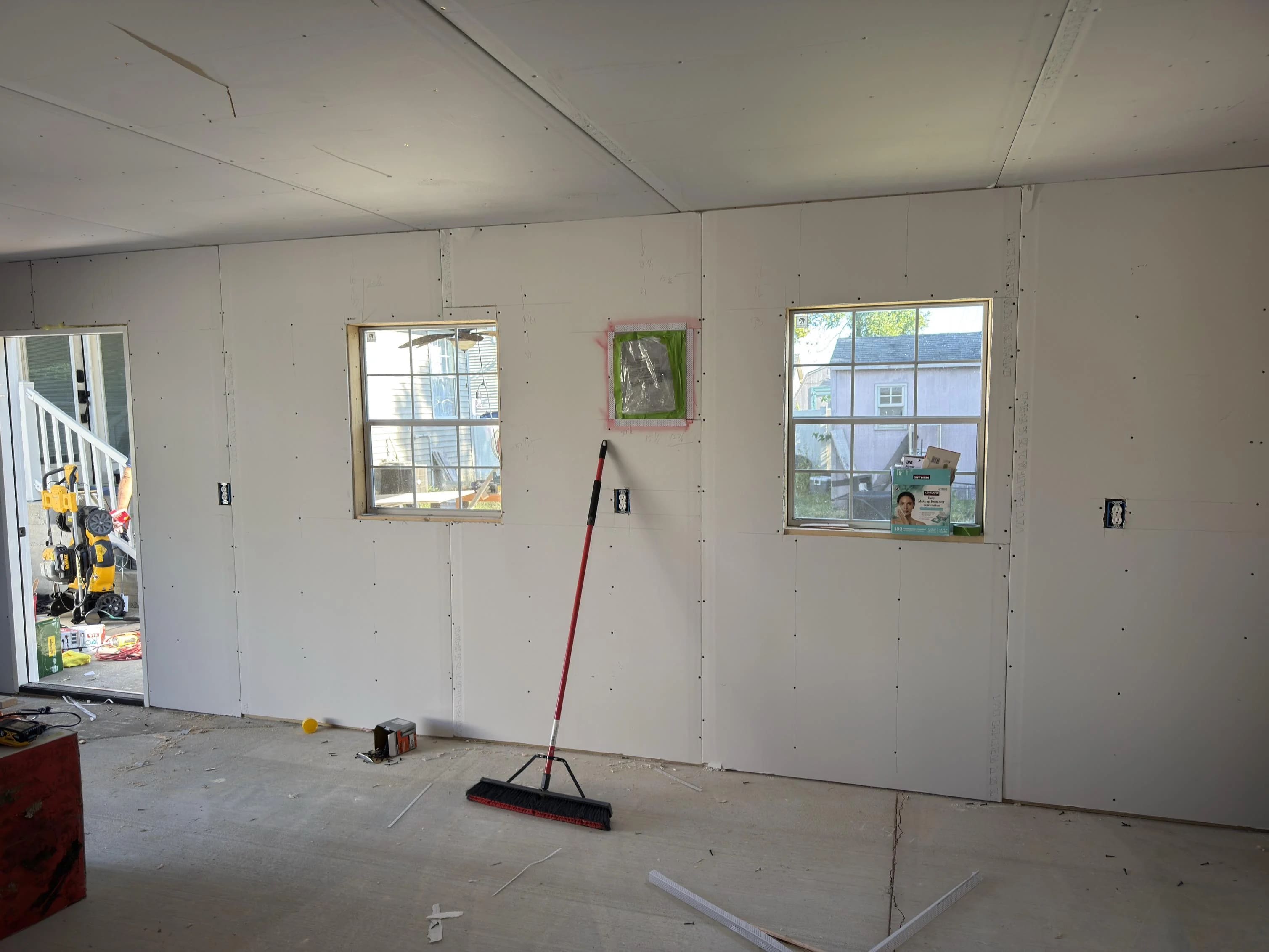 Drywall installation and finishing
