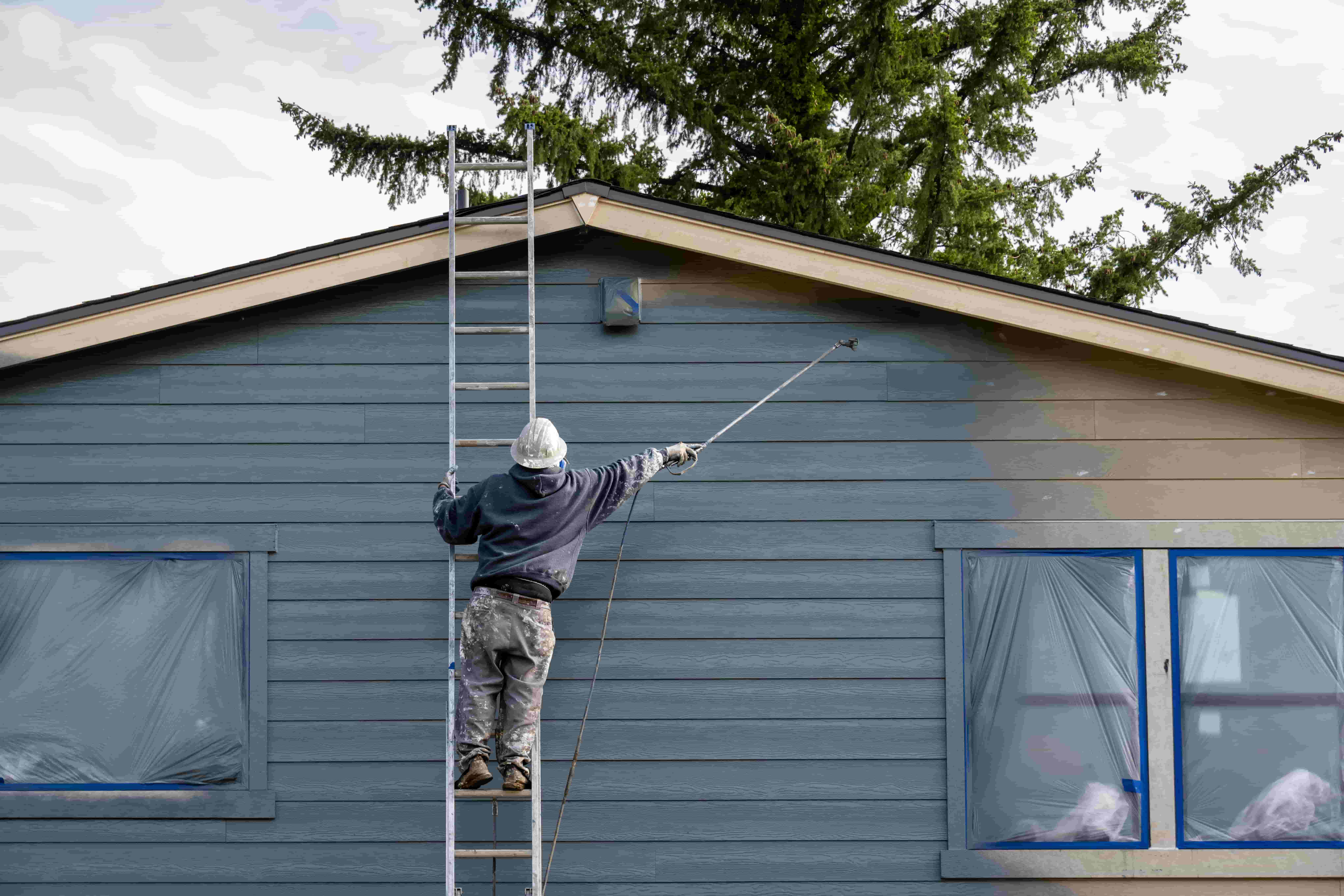 Exterior siding repaint