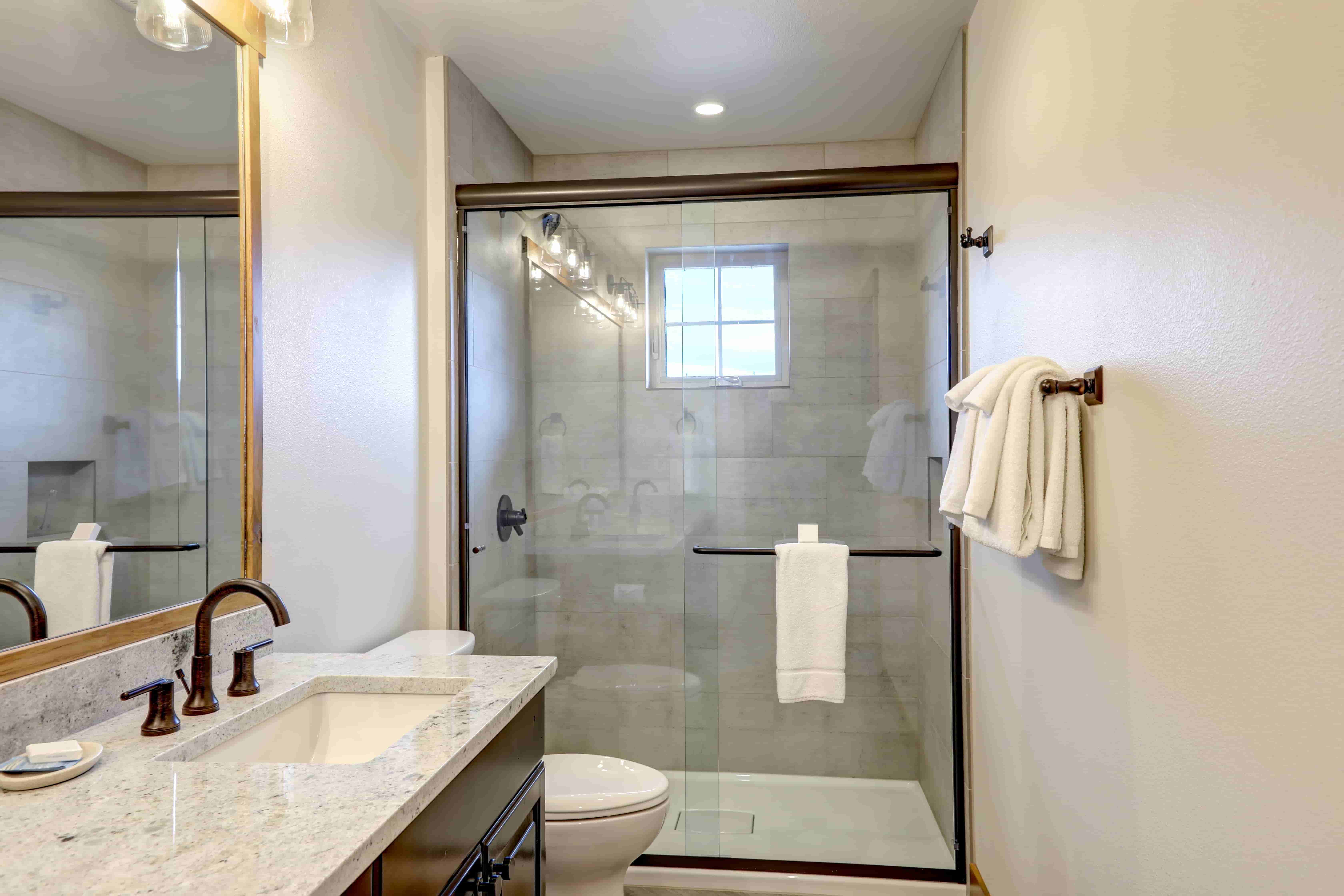 Walk-in shower surround