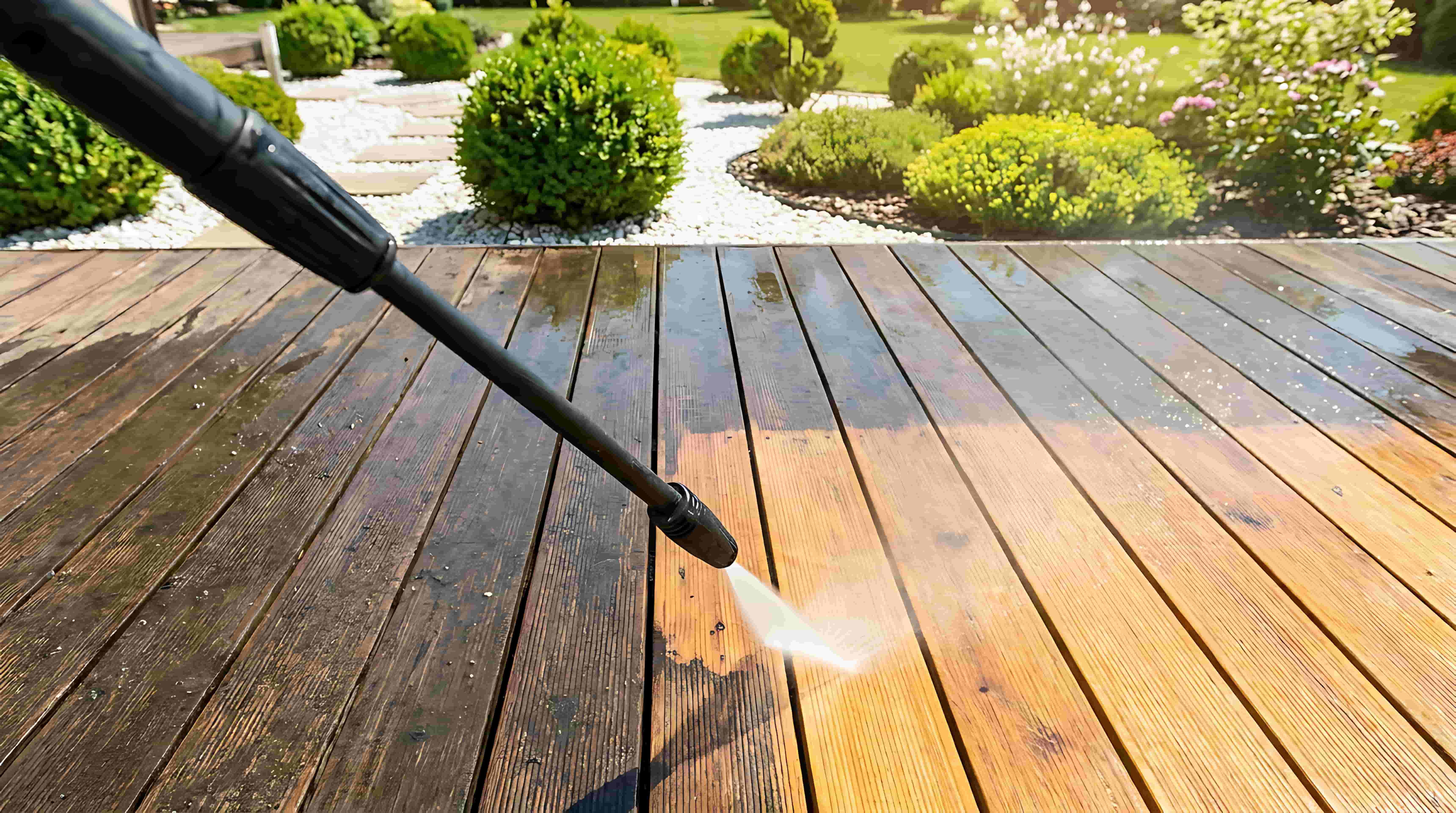 Deck cleaning