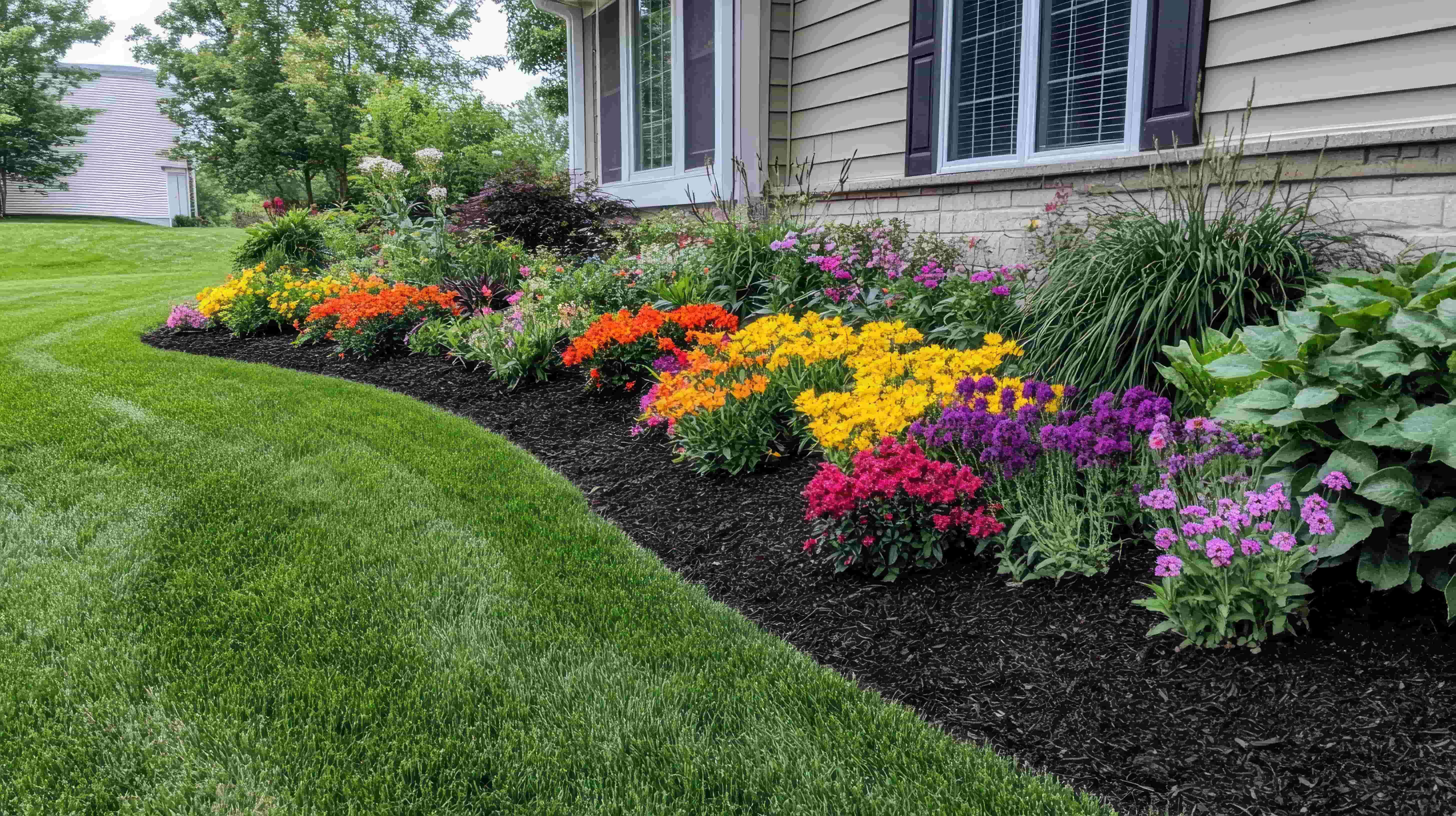Mulch bed refresh